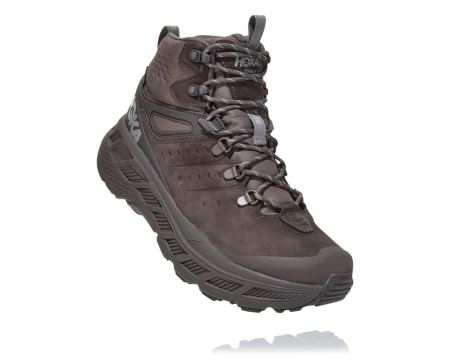 Hoka One One Stinson Mid GORE-TEX - Sapatos De Caminhada Homem Cinzentas Escuro / Cinzentas Escuro |